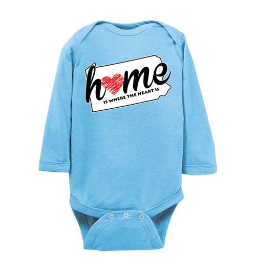 Pennsylvania Home. Infant. LS Onesie