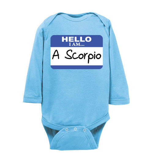 A Scorpio. Infant. LS Onesie
