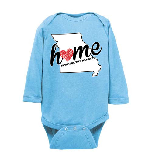 Missouri Home. Infant. LS Onesie