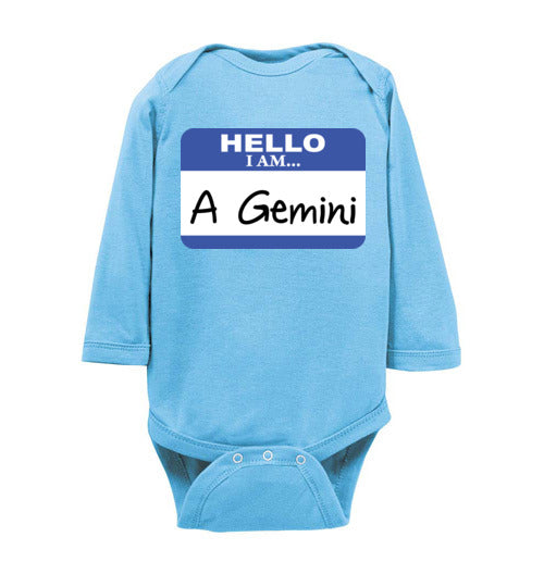 A Gemini. Infant. LS Onesie