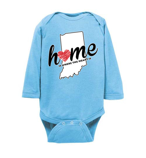 Indiana Home. Infant. LS Onesie