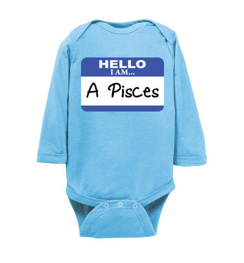 A Pisces. Infant. LS Onesie