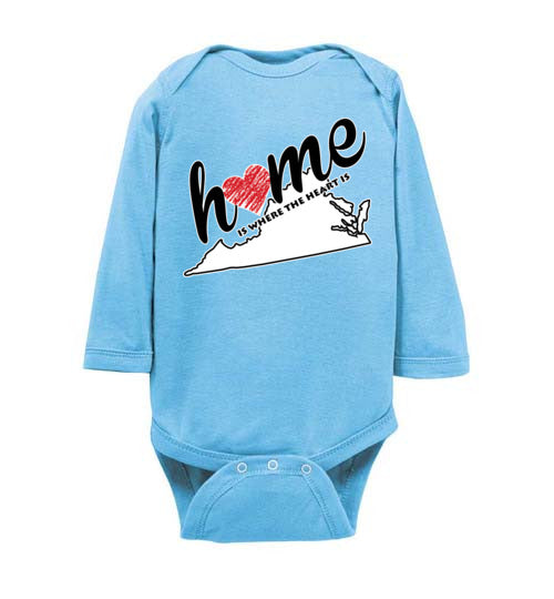Virginia Home. Infant. LS Onesie