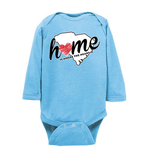 South Carolina Home. Infant. LS Onesie