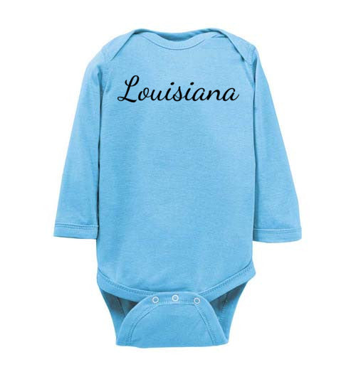 Louisiana. Infant. LS Onesie