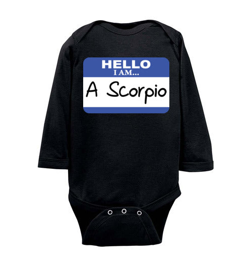 A Scorpio. Infant. LS Onesie