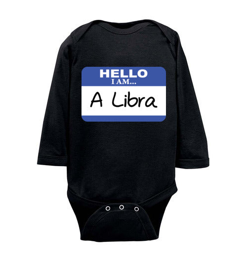 A Libra. Infant. LS Onesie