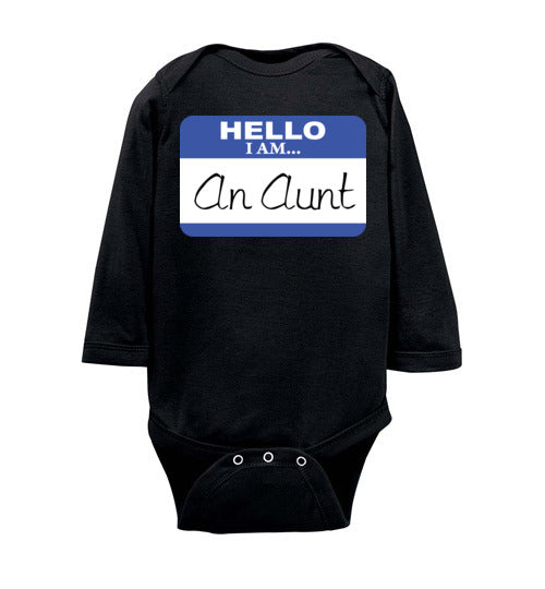 An Aunt. Infant. LS Onesie
