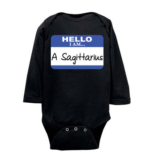 A Sagittarius. Infant. LS Onesie