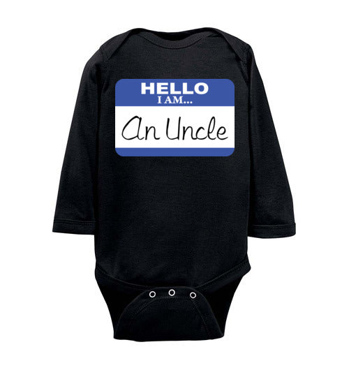 An Uncle. Infant. LS onesie