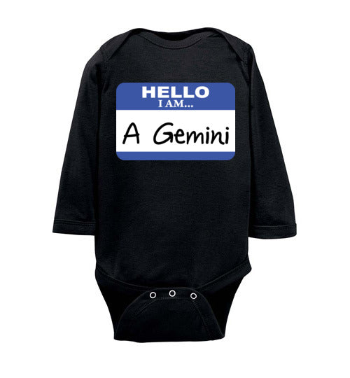A Gemini. Infant. LS Onesie