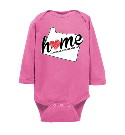 Oregon Home. Infant. LS Onesie