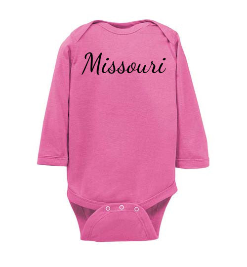 Missouri. Infant. LS Onesie