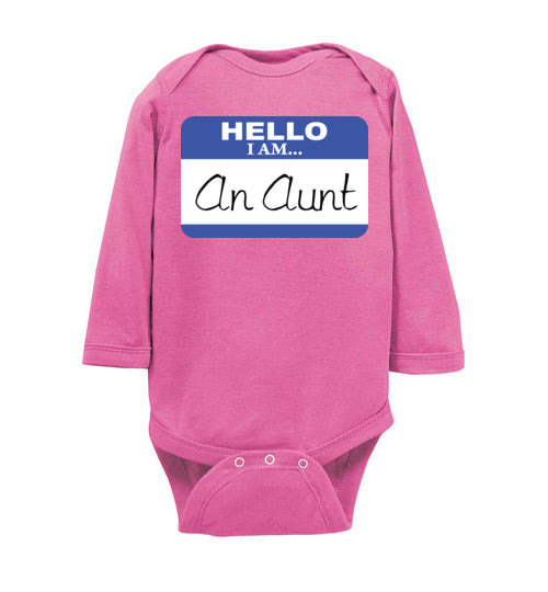 An Aunt. Infant. LS Onesie