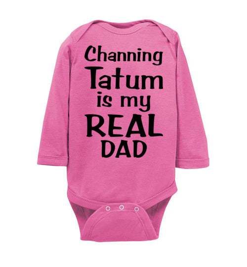 Channing Tatum ... Real Dad. Infant. LS Onesie
