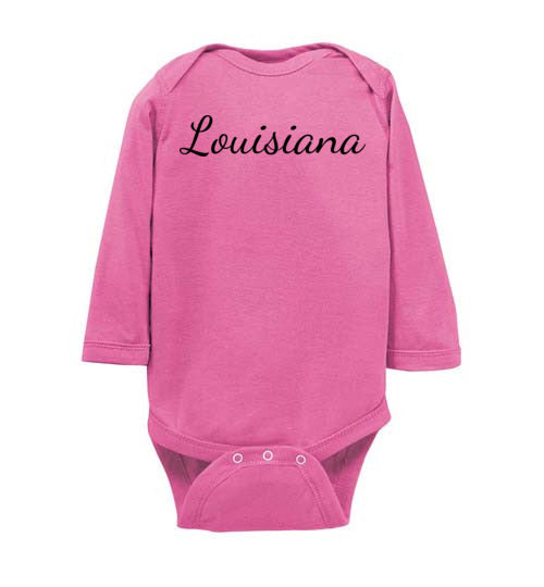 Louisiana. Infant. LS Onesie