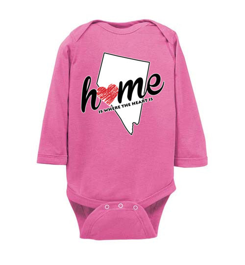 Nevada Home. Infant. LS Onesie