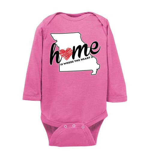 Missouri Home. Infant. LS Onesie