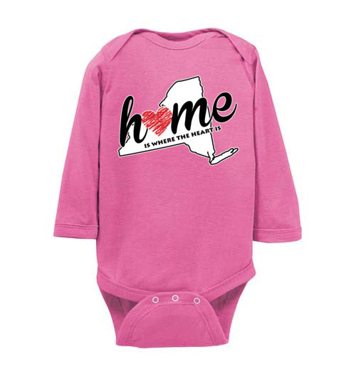 New York Home. Infant. LS Onesie