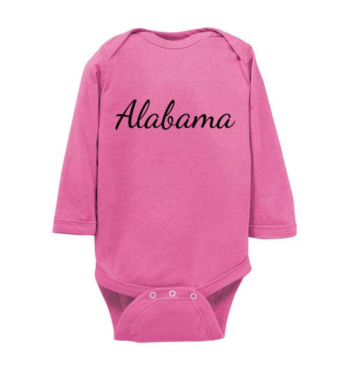 Alabama. Infant. LS Onesie