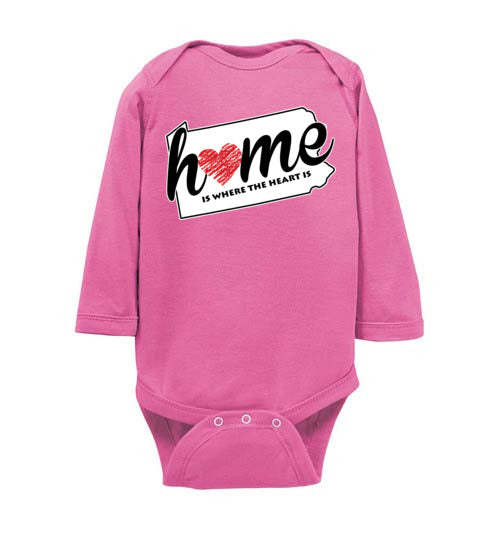 Pennsylvania Home. Infant. LS Onesie
