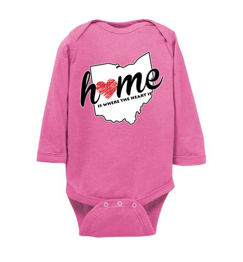 Ohio Home. Infant. LS Onesie