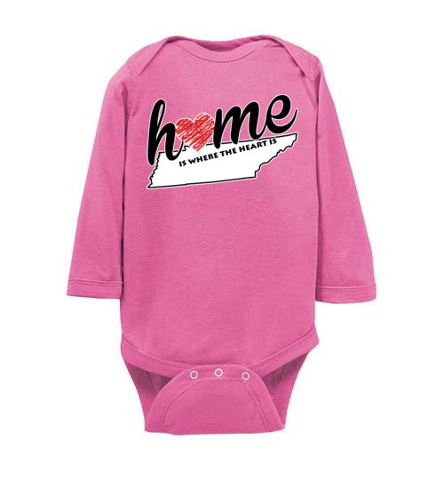 Tennessee Home. Infant. LS Onesie