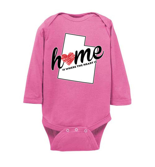 Utah Home. Infant. LS Onesie