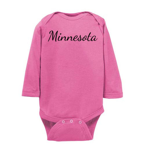 Minnesota. Infant. LS Onesie