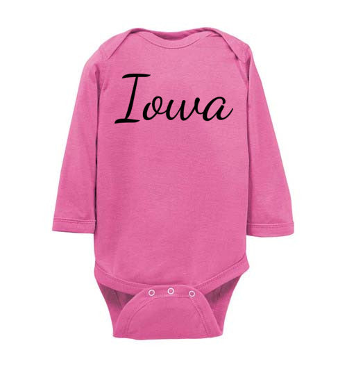 Iowa. Infant. LS Onesie