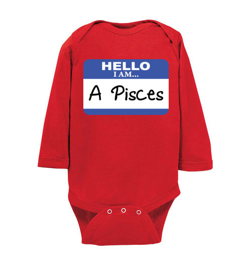 A Pisces. Infant. LS Onesie