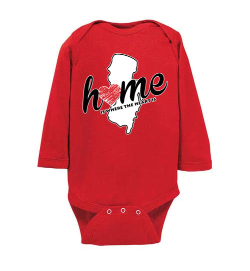New Jersey Home. Infant. LS Onesie