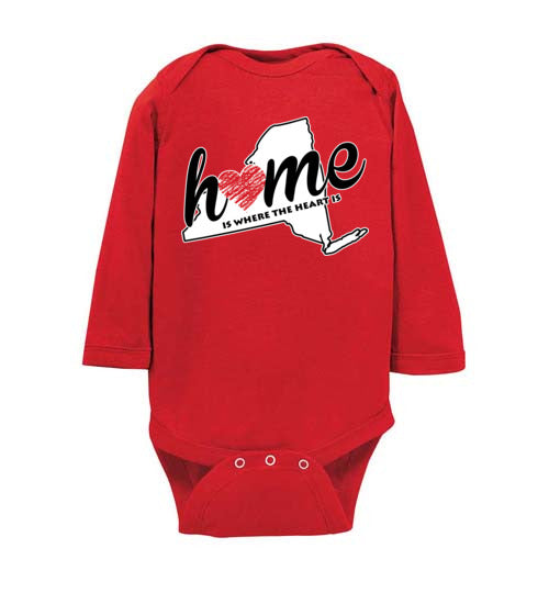 New York Home. Infant. LS Onesie