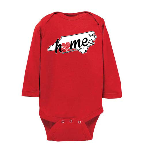 North Carolina Home. Infant. LS Onesie