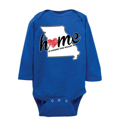 Missouri Home. Infant. LS Onesie