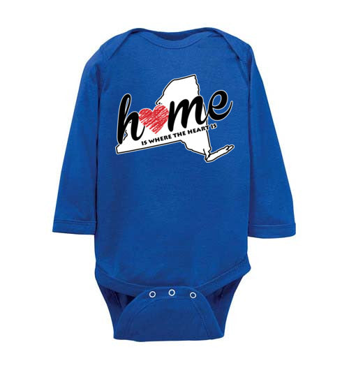 New York Home. Infant. LS Onesie