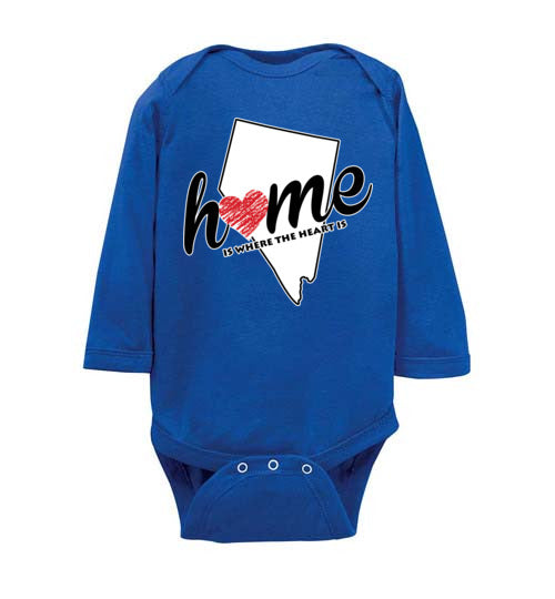 Nevada Home. Infant. LS Onesie