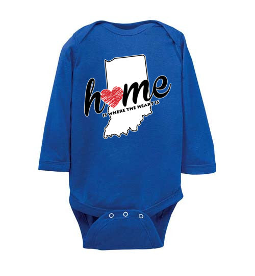Indiana Home. Infant. LS Onesie