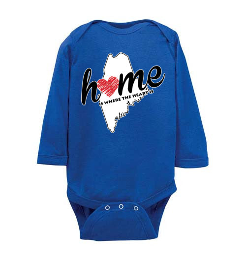 Maine Home. Infant. LS Onesie