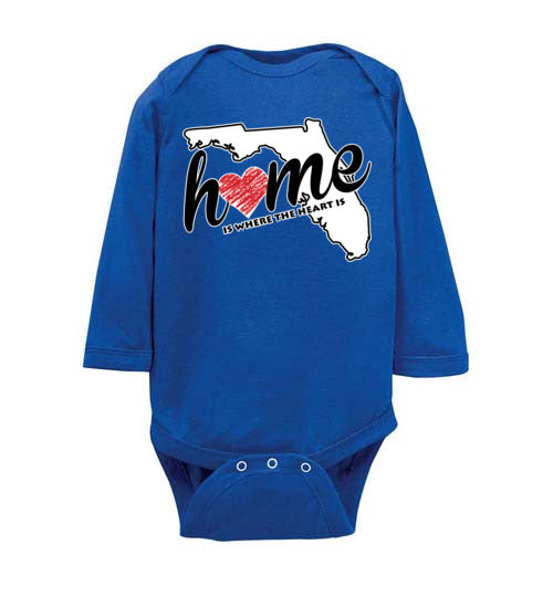 Florida Home. Infant. LS Onesie