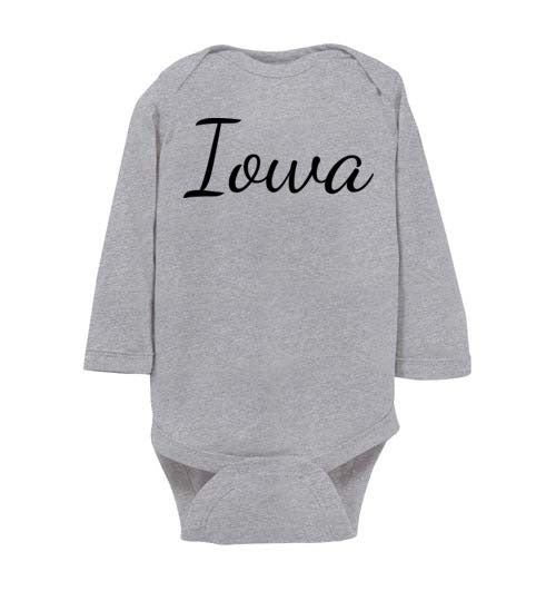 Iowa. Infant. LS Onesie