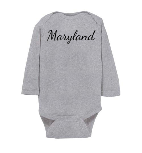 Maryland. Infant. LS Onesie