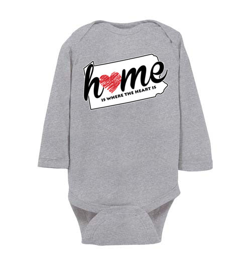 Pennsylvania Home. Infant. LS Onesie