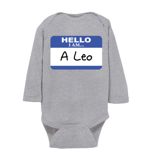 A Leo. Infant. LS Onesie