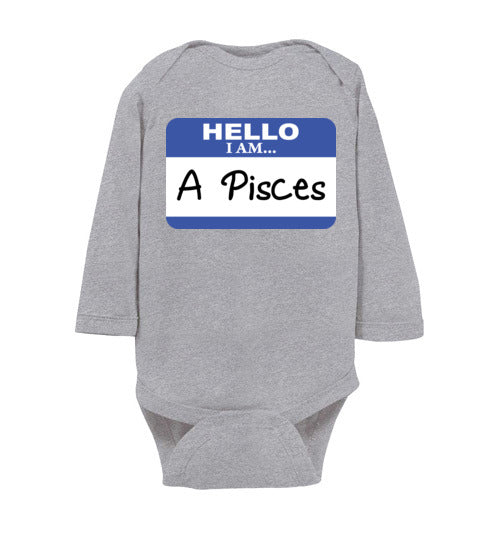 A Pisces. Infant. LS Onesie