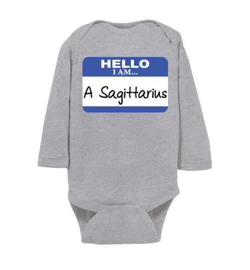 A Sagittarius. Infant. LS Onesie
