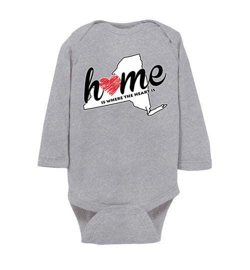 New York Home. Infant. LS Onesie