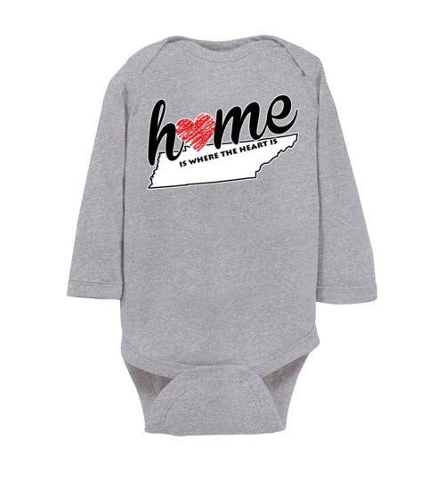 Tennessee Home. Infant. LS Onesie