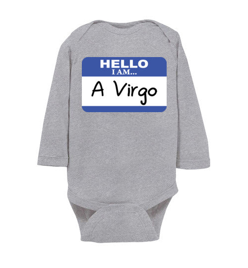 A Virgo. Infant. LS Onesie