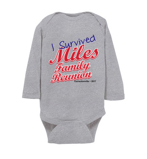 Reunion Sign. Infant. LS Onesie